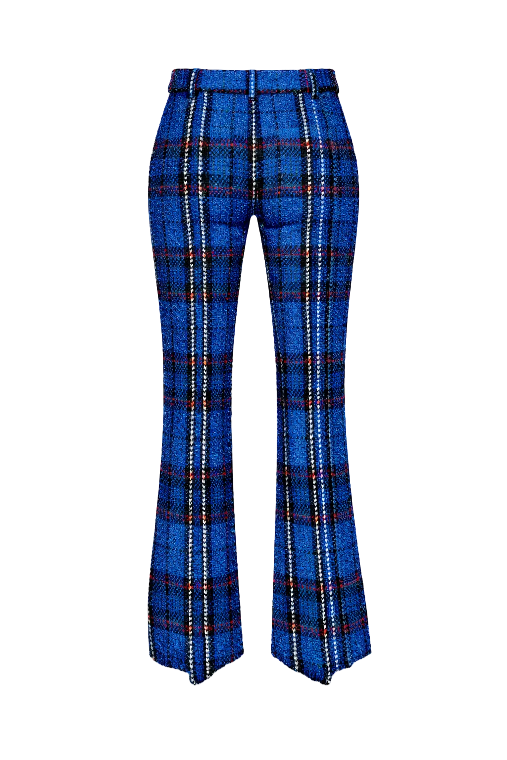 Maßgeschneiderte Tweed-Hose mit Schlag