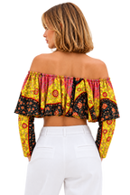 Top Bardot Estampado