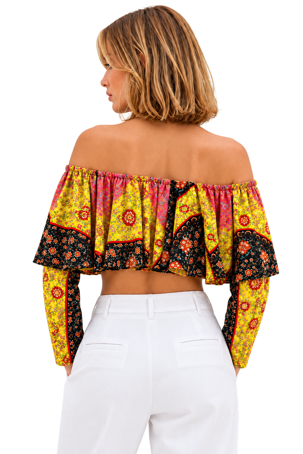 Top Bardot Estampado