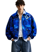 Bedruckte Satinjacke