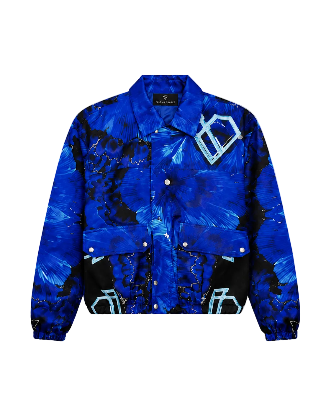 Bedruckte Satinjacke
