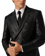 Blazer Cruzado en Piel Vegana