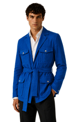 Linen Safari Jacket