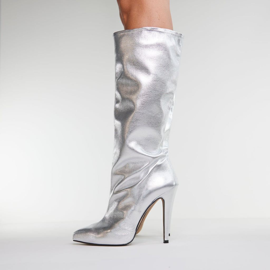 Bota SHINE METALLIC SILVER