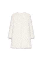 Mantel aus weichem Bouclé