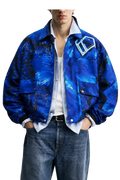 Printed Satin Jacket