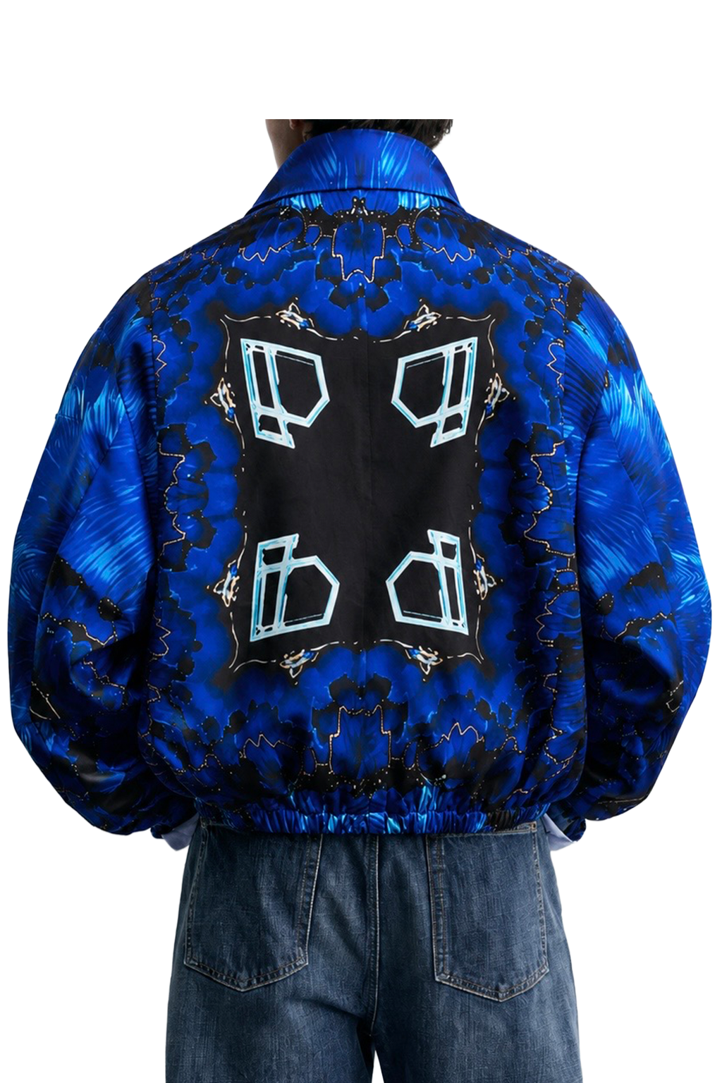 Bedruckte Satinjacke