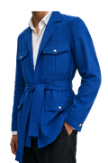 Sahariana-Jacke aus Leinen
