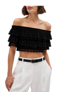 Lace Bardot Top