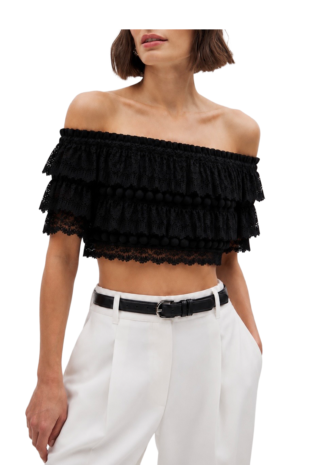 Lace Bardot Top