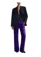 Fluid Sequin Trousers