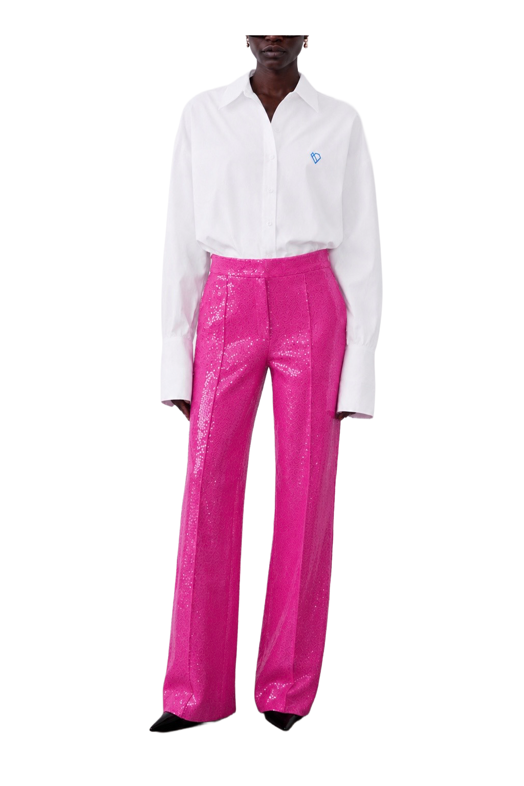Tailored Sequin Trousers