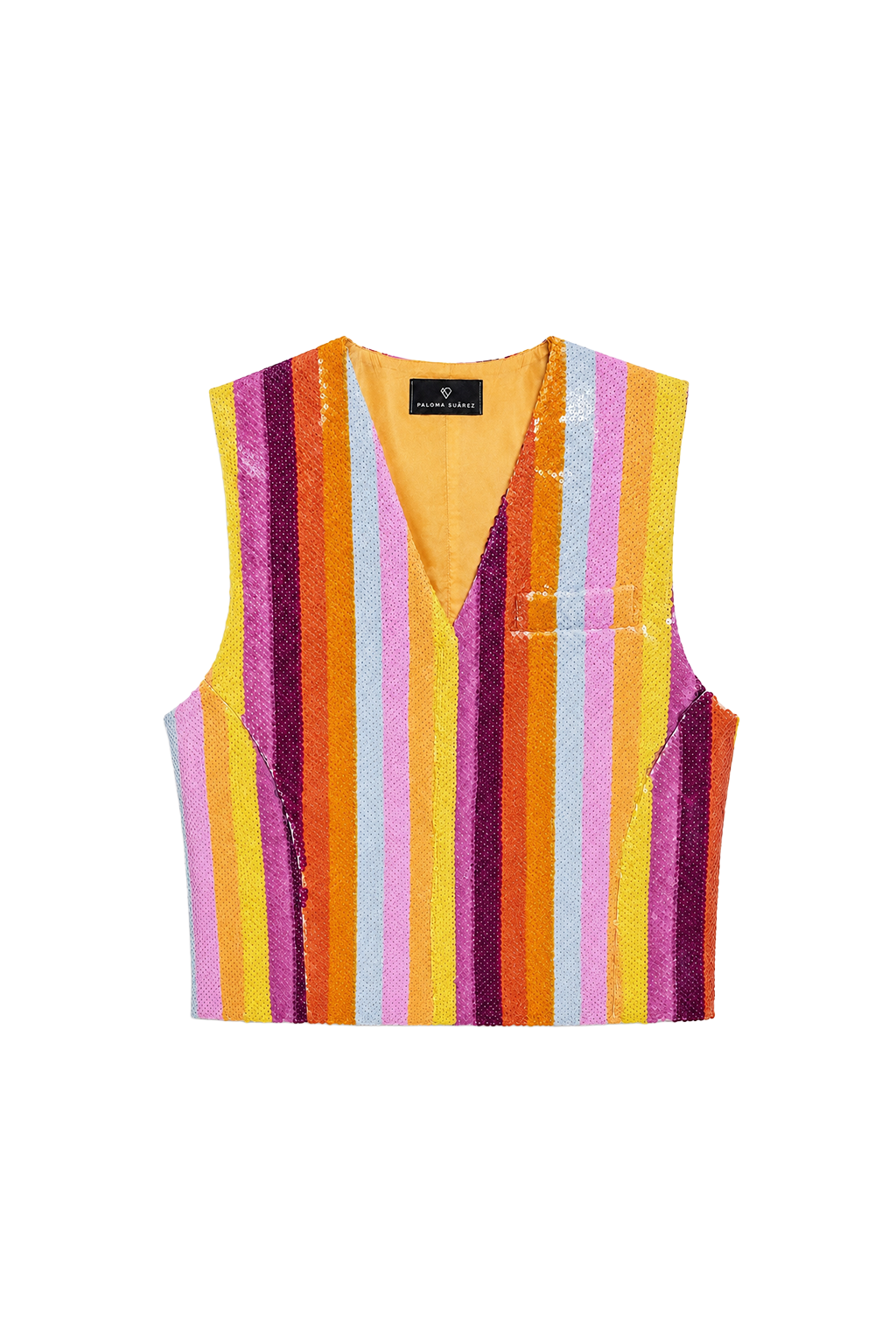 Multicolour Sequin Vest