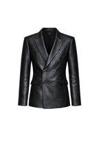 Blazer Cruzado en Piel Vegana