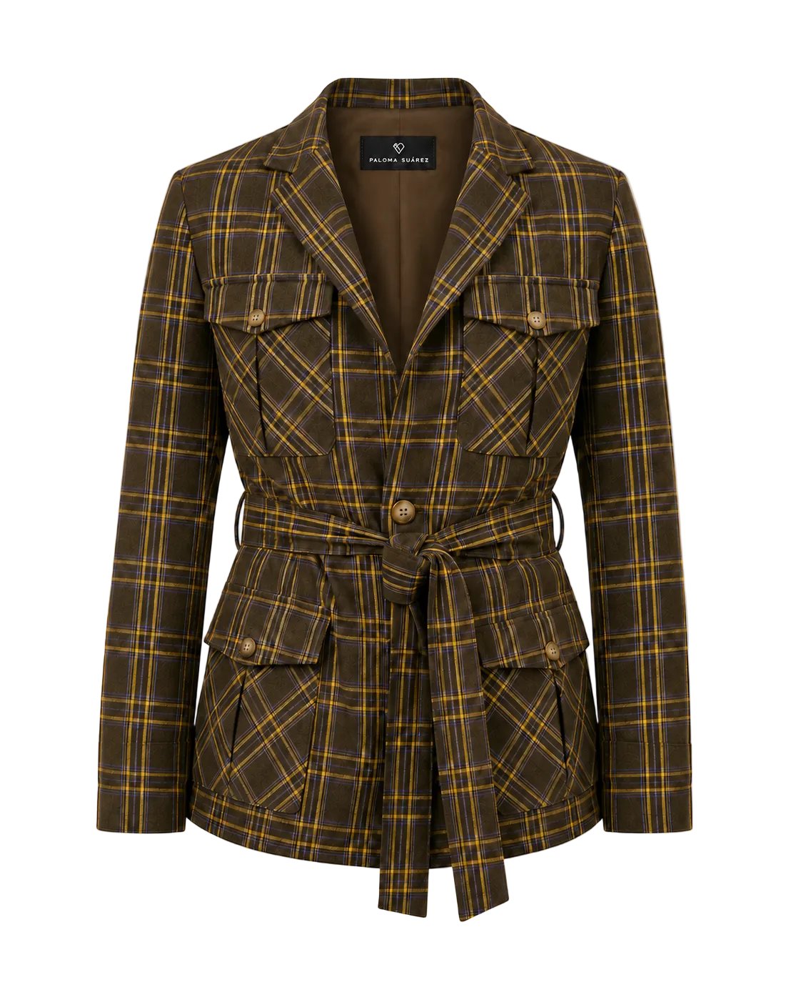 Chaqueta Sahariana de Cuadros