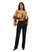 Top Bardot Estampado