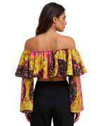 Top Bardot Estampado