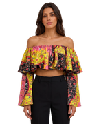 Top Bardot Estampado