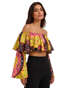 Top Bardot Estampado
