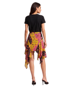 Falda Asimétrica Estampada