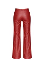 Belted Premium Vegan Leather Cargo Trousers